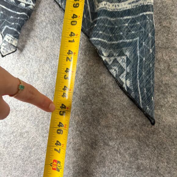 Alice & Olivia Womens Layered Maxi Skirt Ruffle Black/Ivory Geometric Pattern - Picture 9 of 10